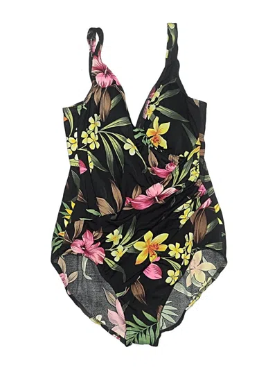 Pre-owned Miraclesuit One Piece Swimsuit In Black