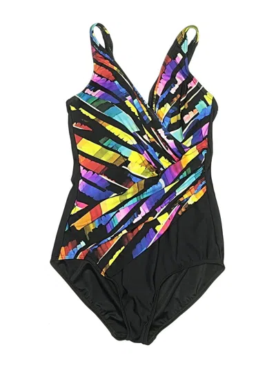 Pre-owned Miraclesuit One Piece Swimsuit In Black