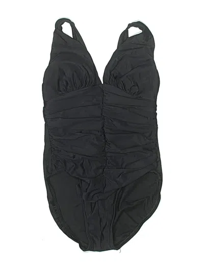Pre-owned Miraclesuit One Piece Swimsuit In Black