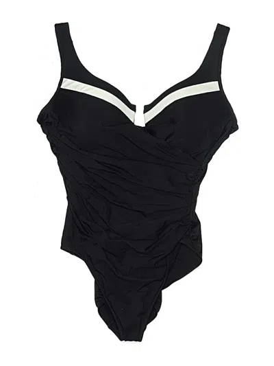 Pre-owned Miraclesuit One Piece Swimsuit In Black