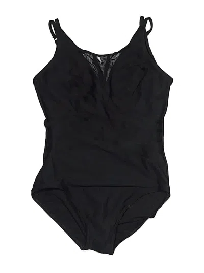 Pre-owned Miraclesuit One Piece Swimsuit In Black