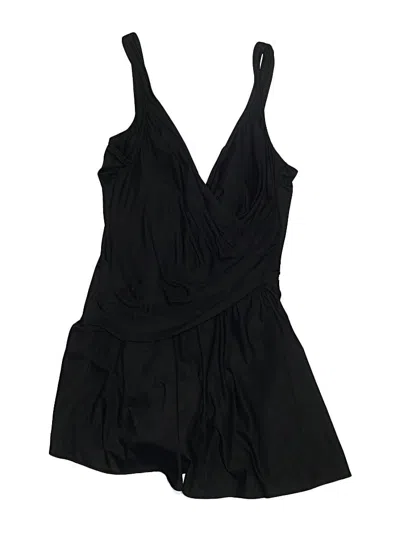 Pre-owned Miraclesuit One Piece Swimsuit In Black