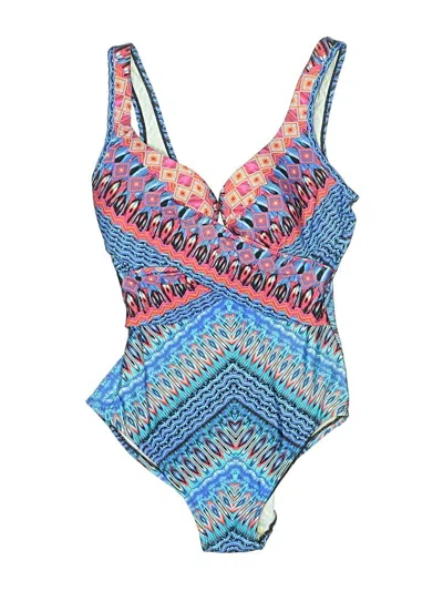 Pre-owned Miraclesuit One Piece Swimsuit In Blue