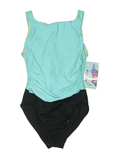 Pre-owned Miraclesuit One Piece Swimsuit In Blue
