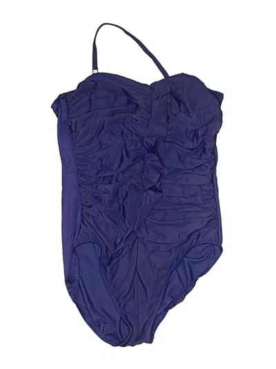 Pre-owned Miraclesuit One Piece Swimsuit In Blue