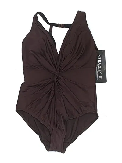 Miraclesuit One Piece Swimsuit In Brown