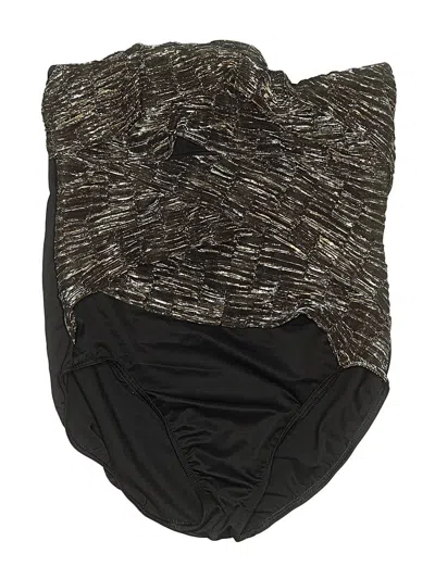 Pre-owned Miraclesuit One Piece Swimsuit In Gold
