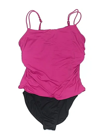 Pre-owned Miraclesuit One Piece Swimsuit In Pink