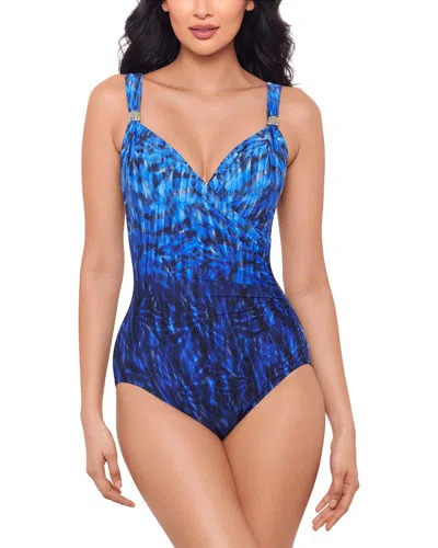 Miraclesuit Paka Mayan Siren One-piece In Blue