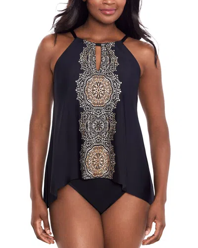 Miraclesuit Peephole Tankini In Black