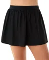 Miraclesuit Plus Size Swim Skirt In Black In Black