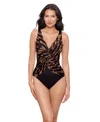 Miraclesuit Raya De Safari Charmer Tummy-control One-piece Swimsuit In Multi