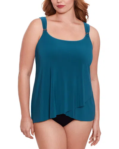 Miraclesuit Razzle Dazzle Dazzle Tankini In Blue