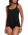 Miraclesuit Razzle Dazzle Dazzle Tankini Top In Black