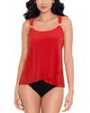 Miraclesuit Razzle Dazzle Dazzle Tankini Top In Red