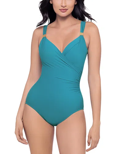 Miraclesuit Razzle Dazzle Siren One Piece Swimsuit In Blue