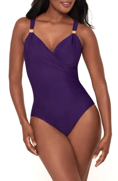 Miraclesuit ® Razzle Dazzle Siren One-piece Swimsuit In Blue