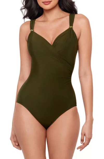 Miraclesuit Razzle Dazzle Siren Dd One-piece In Gray