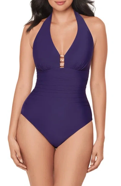 Miraclesuit ® Razzle Dazzle Theia One-piece Swimsuit In Blue