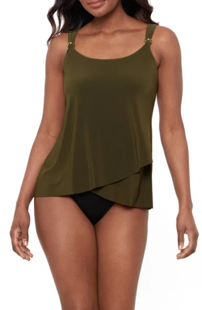 Miraclesuit ® Razzle Dazzle Underwire Tankini Top In Nori