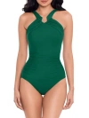 Miraclesuit Rock Solid Aphrodite One-piece Swimsuit In Malachite Green