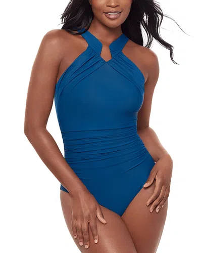 Miraclesuit Rock Solid Aphrodite One Piece Swimsuit In Purple