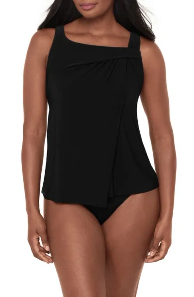 Miraclesuit ® Rock Solid Atria Tankini Top In Black