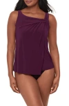 Miraclesuit ® Rock Solid Atria Tankini Top In Purple