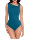 Miraclesuit Rock Solid Avra Underwire One-piece Swimsuit In Aegean