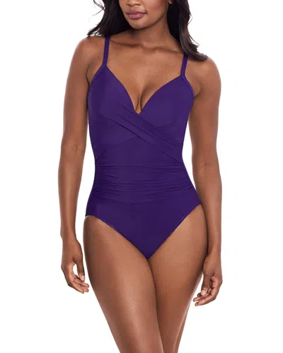 Miraclesuit Rock Solid Captivate One-piece In Purple