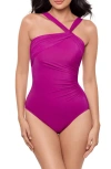 Miraclesuit ® Rock Solid Europa One-piece Swimsuit In Framboise Pink