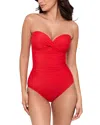 Miraclesuit Rock Solid Madrid One Piece Swimsuit In Red