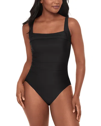 Miraclesuit Rock Solid Polaris One Piece Swimsuit In Black