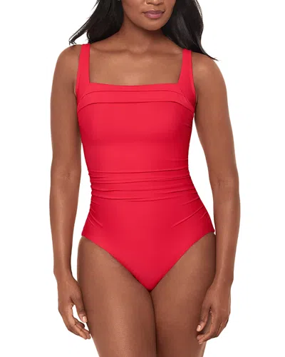 Miraclesuit Rock Solid Polaris One Piece Swimsuit In Orange
