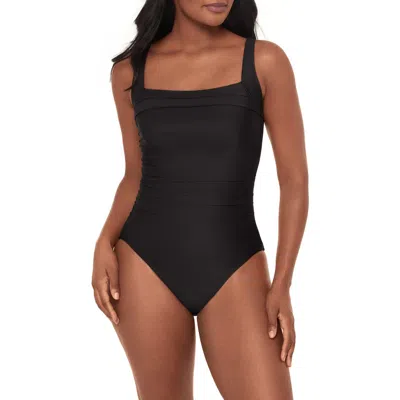 Miraclesuit Rock Solid Polaris One Piece Swimsuit In Black