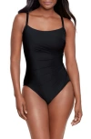 MIRACLESUIT ROCK SOLID STARR UNDERWIRE ONE-PIECE SWIMSUIT