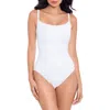 Miraclesuit Rock Solid Starr Underwire One-piece Swimsuit In White