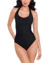 Miraclesuit Rock Solid Utopia Underwire One-piece In Black