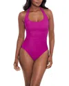 Miraclesuit Rock Solid Utopia Underwire One-piece In Purple