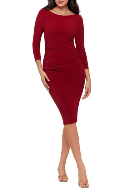 Miraclesuit ® Rory Ruched Stretch Jersey Dress In Red