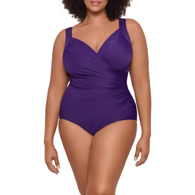 Miraclesuit ® Sanibel Underwire One-piece Swimsuit In Purple