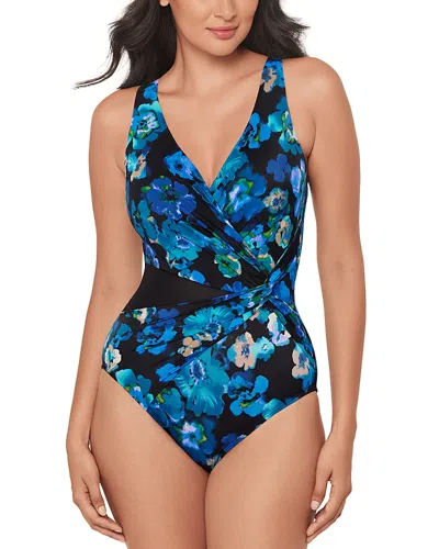 Miraclesuit Secret Garden Circe One Piece Swimsuit In Black
