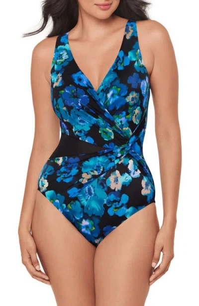 Miraclesuit Secret Garden Circe One Piece Swimsuit In Black
