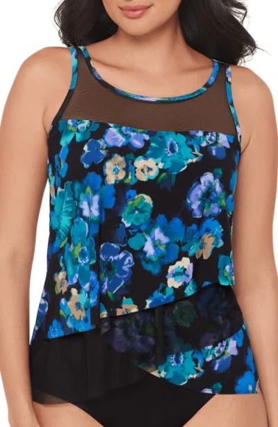 Miraclesuit Flora Aura Mirage Tankini In Multi