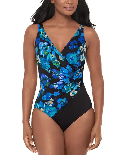 Miraclesuit Secret Garden Oceanus One Piece Swimsuit In Black
