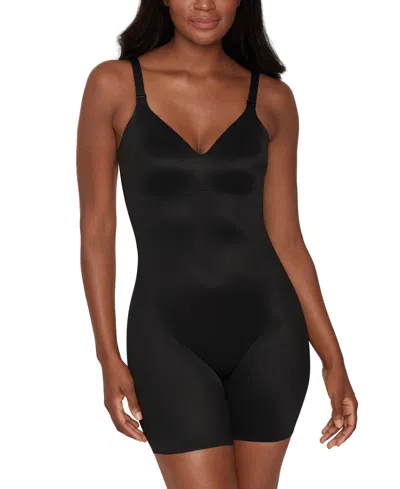 Miraclesuit Shapewear Women's Show Stopper Low Back All-in-one Bike Short 2442 In Black
