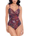 Miraclesuit Dynasty Siren Underwire One-piece In Multi