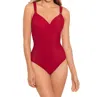 Miraclesuit Siren Underwire One Piece Swimsuit In Red In Red