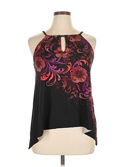 Pre-owned Miraclesuit Sleeveless Blouse In Black