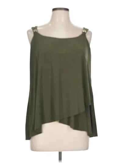 Pre-owned Miraclesuit Sleeveless Blouse In Green